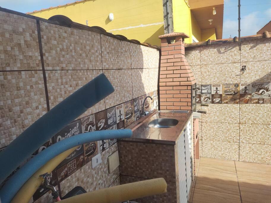 Casa Cond Fechado Com Piscina Diaria Gratis Vila Itanhaém Exterior foto